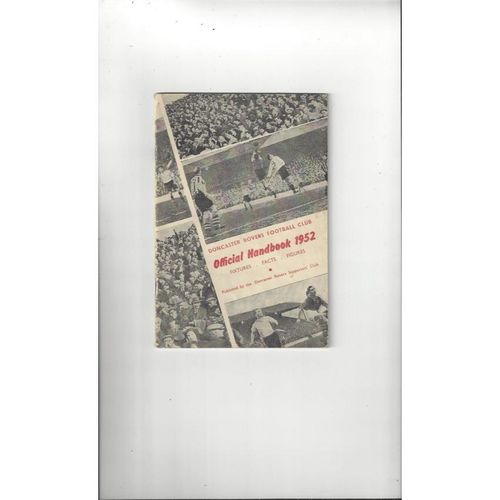 Doncaster Rovers Official Football Handbook 1952