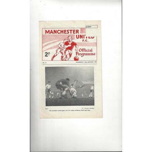 FA Youth Cup Football Programmes