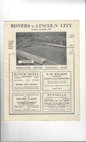 Latest Football Programmes Listed today