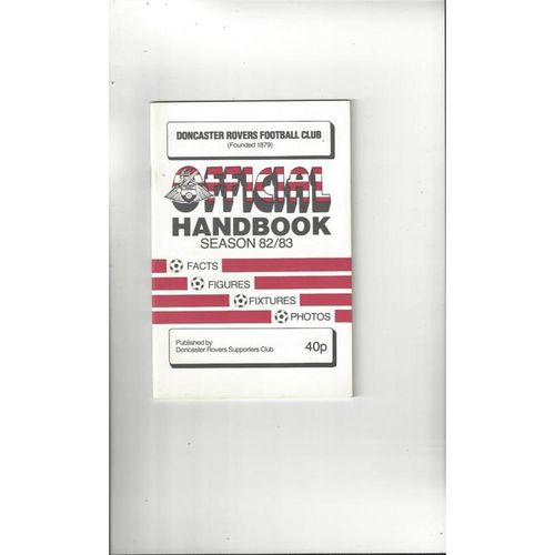 Doncaster Rovers Official Football Handbook 1982/83