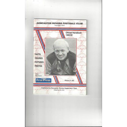 Doncaster Rovers Official Football Handbook 1989/90
