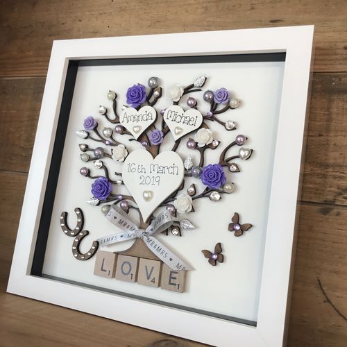 “ Floral love “ wedding frame