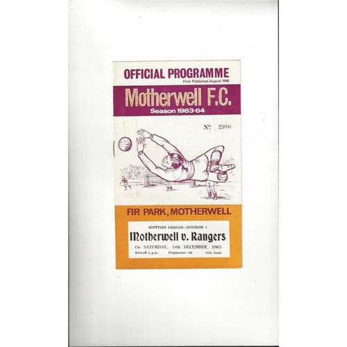 Motherwell Football Programmes