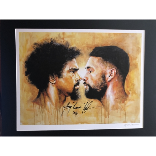 Tony Belew v David Haye Print