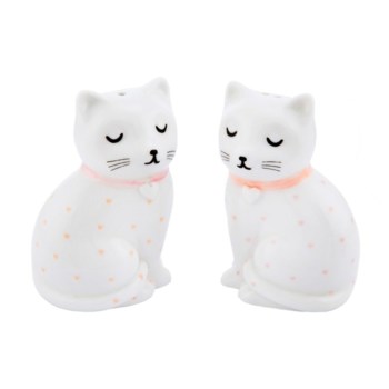 Cutie Cat Salt and Pepper Shakers