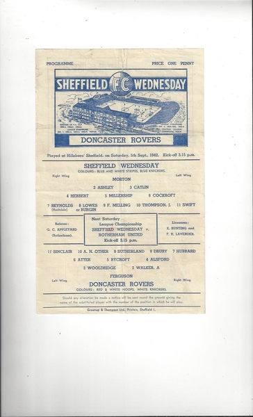 More Football Programmes listed today