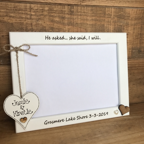 “ Marriage proposal “ photo frame