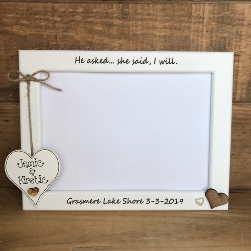 “ Marriage proposal “ photo frame