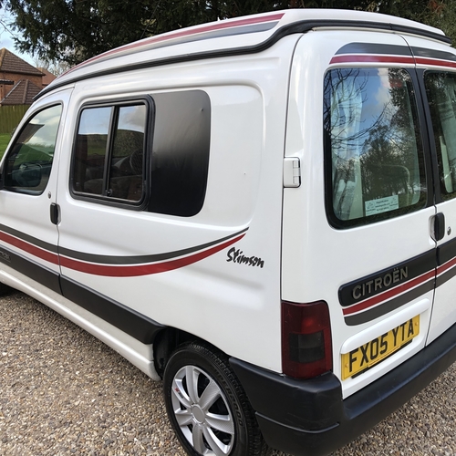 Stimson Micro Camper Van 2 Berth - 2005 Citroen Berlingo 1.9 Diesel - PX Welcome