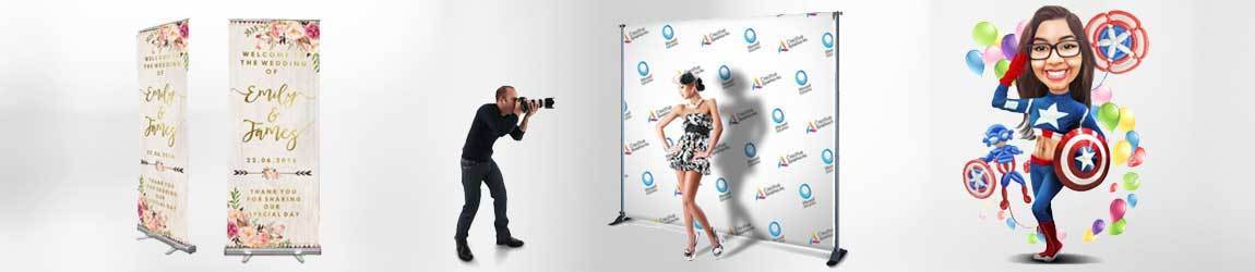Event banners and backdrops for parties and events in Birmingham
