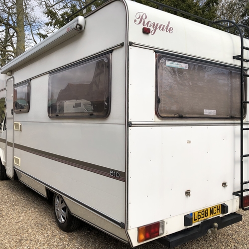 SWIFT Royale 610 Motorhome 4 Berth U Shaped Lounge 1993 Talbot Express 2.5D 72388 miles