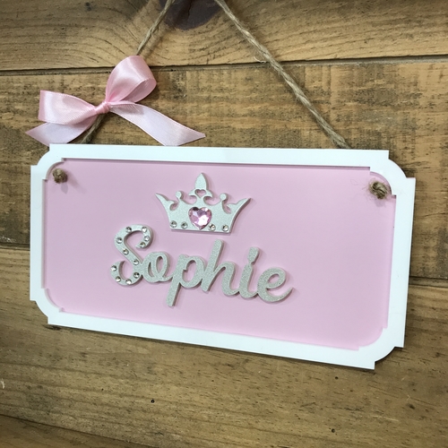 PRINCESS GLITTER Door Plaque