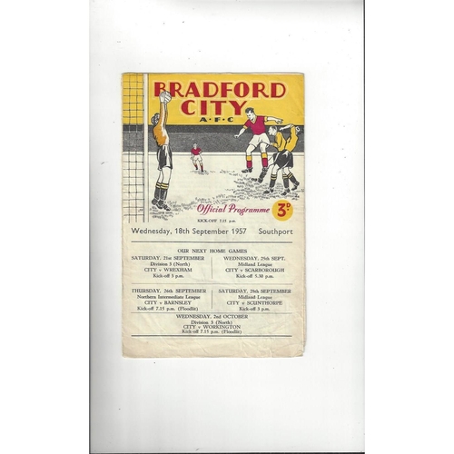 Bradford City Home Football Programmes