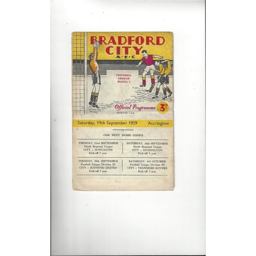 Accrington Stanley Away Football Programmes