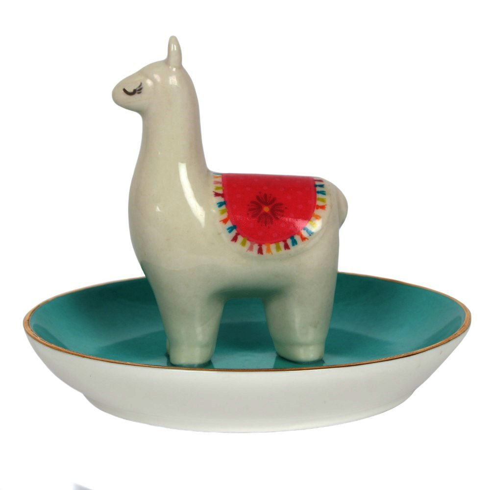 Lovely Llama Lady Jewellery Dish