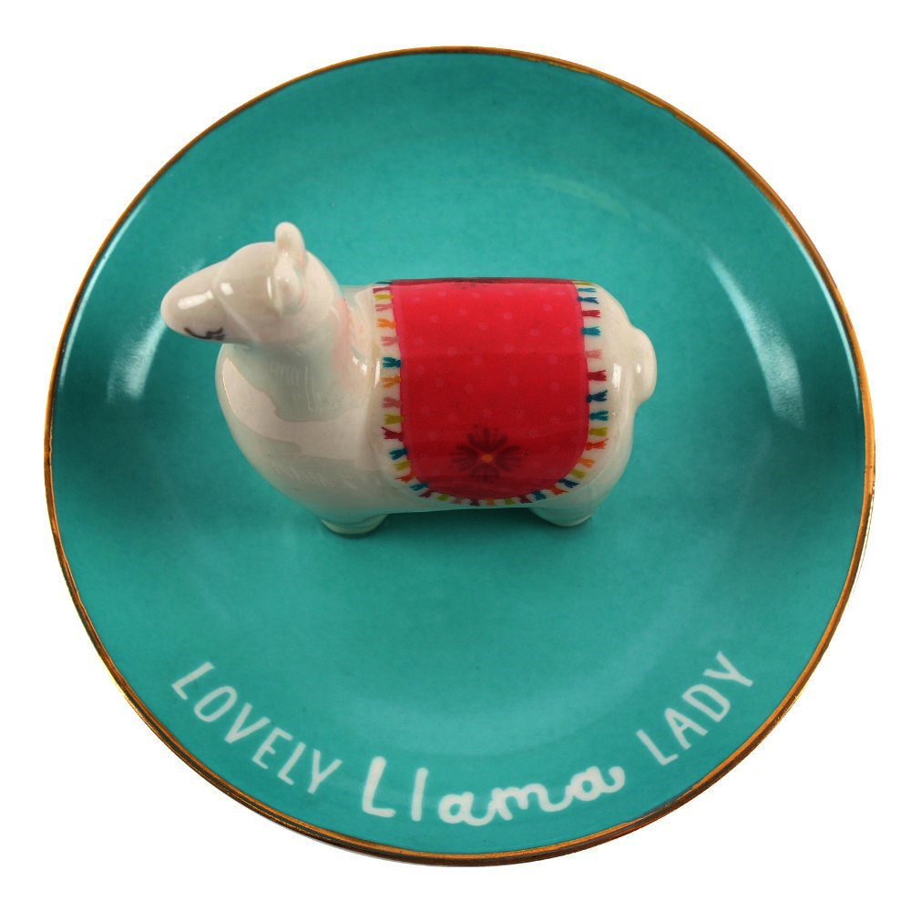 Lovely Llama Lady Jewellery Dish