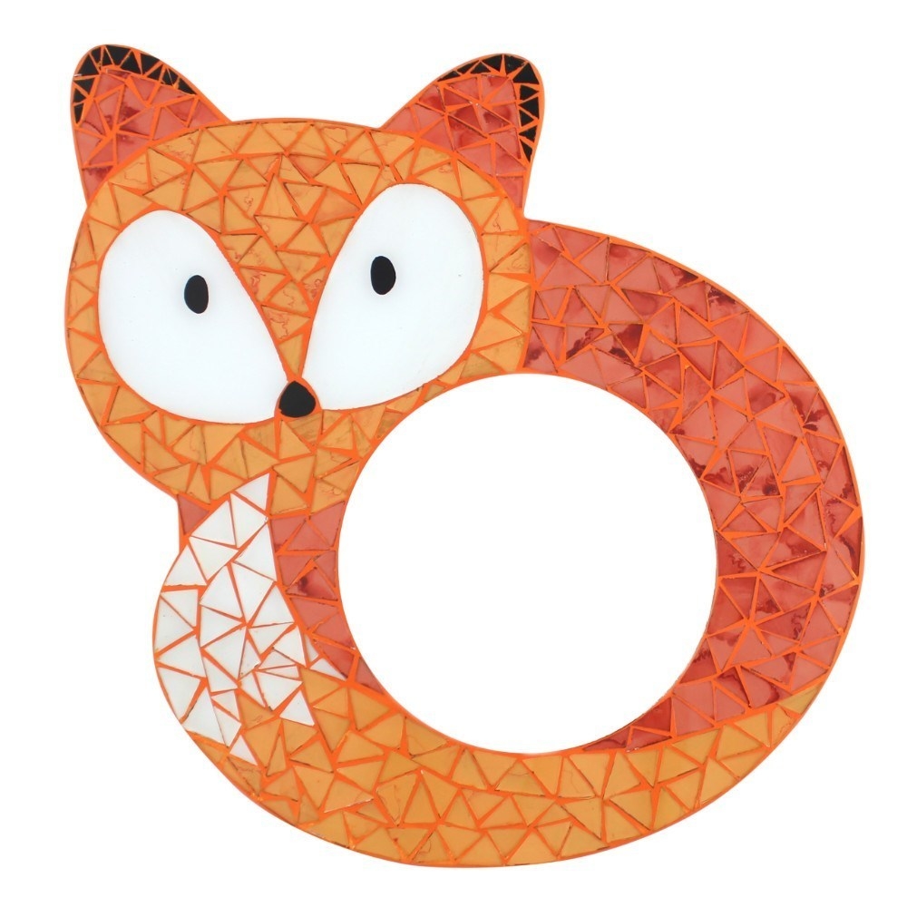 Mosaic Fox Mirror
