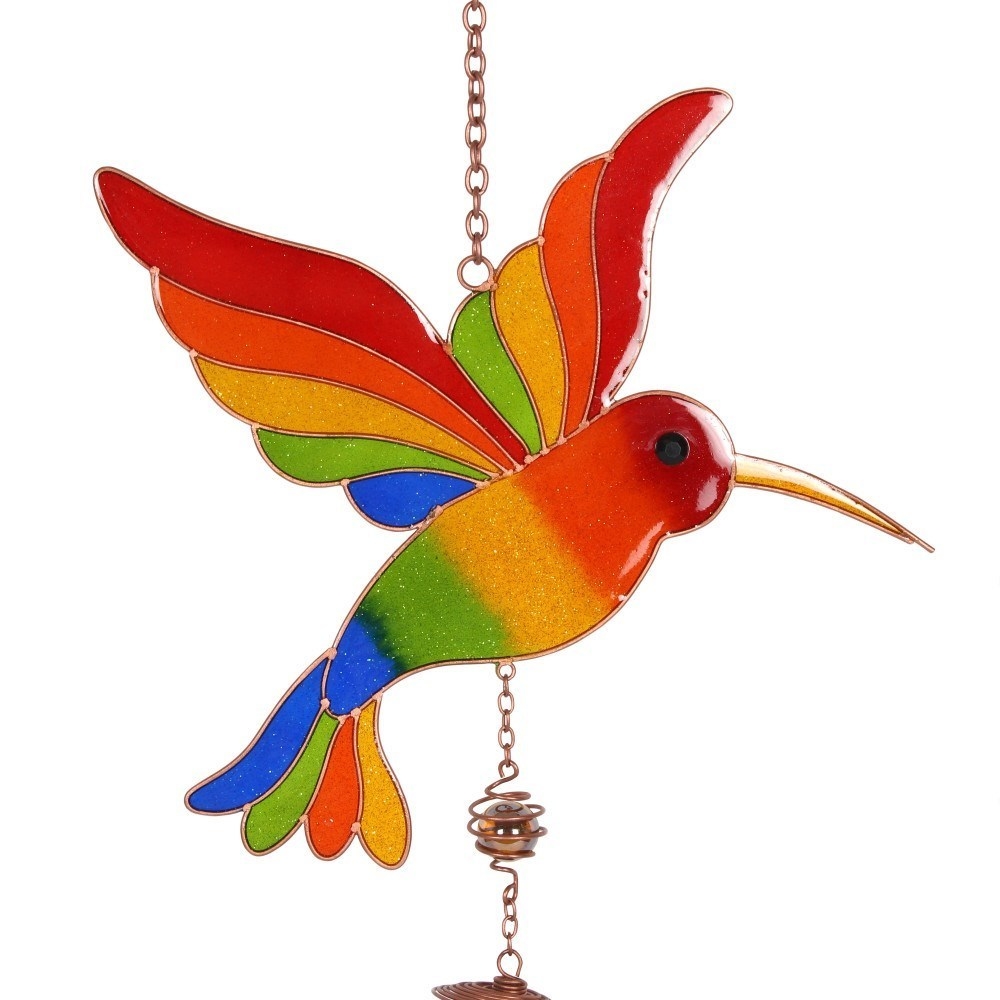 Multicoloured Hummingbird Wind Chime