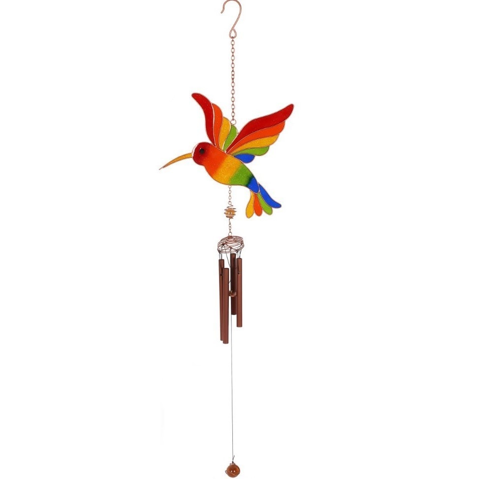 Multicoloured Hummingbird Wind Chime