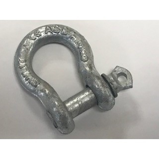 FS116-2 - M10 Gal Steel Bow Shackle to US Fed Spec 271 SWL 1.000 tonne
