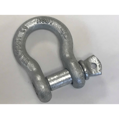 FS116-4 - M16 Gal Steel Bow Shackle to US Fed Spec 271 SWL 3.250 tonne