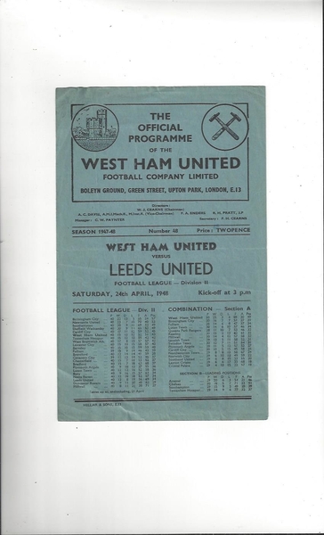 Latest News at Bobs Football Programmes