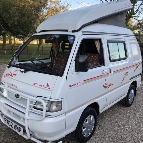 2002 Daihatsu Hi-Jet 1.3 16v Petrol Micro Camper Van with Devon conversion