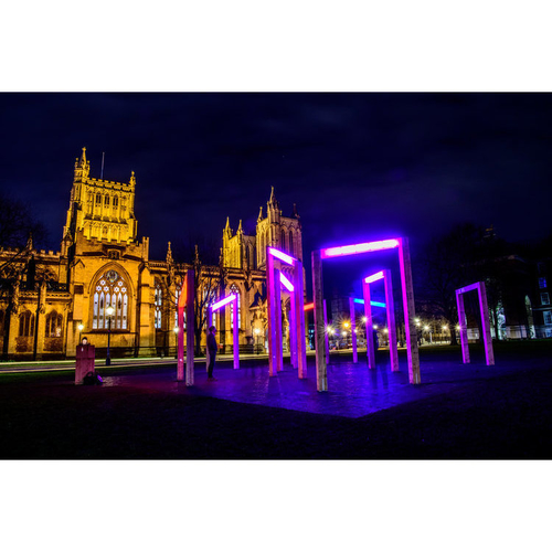 College Green Christmas Lights 2018