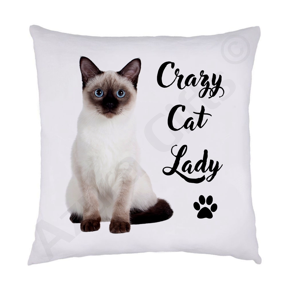 Crazy Cat Lady Cushion (Thai)