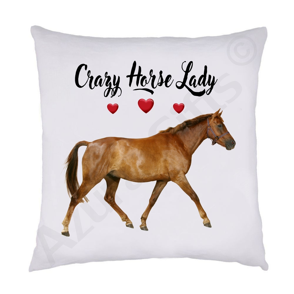 Crazy Horse Lady Cushion