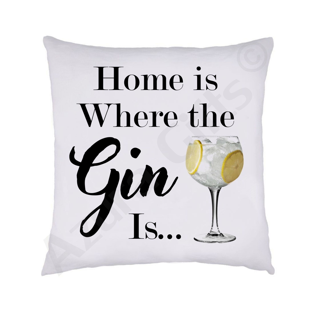 Home is Where the Gin Is Cushion