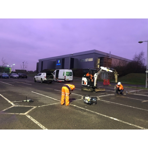 Solar Carport Foundation