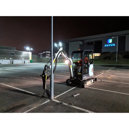 Solar Carport Foundation