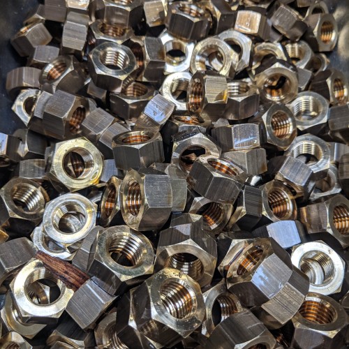 M16 BS3692 Full Nuts NES833 Nickel Aluminium Bronze