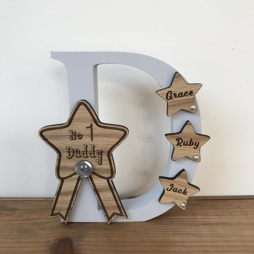 NO.1  DADDY Freestanding Letter