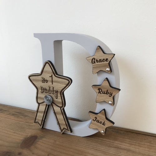 NO.1  DADDY Freestanding Letter
