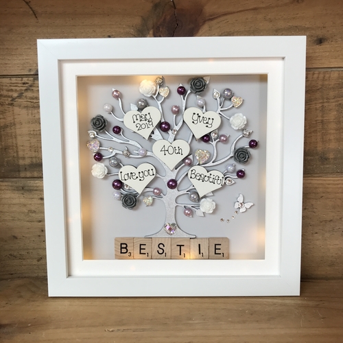 “ floral friends “ tree frame