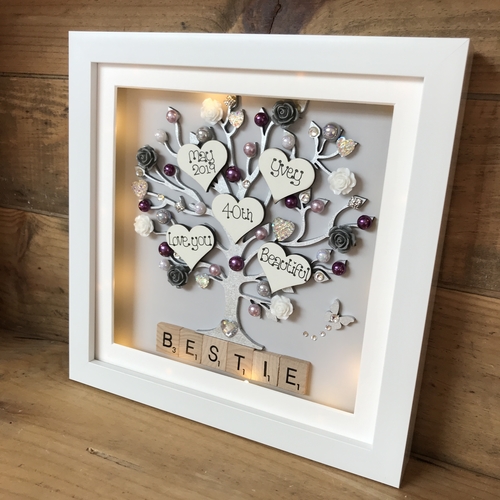 “ floral friends “ tree frame