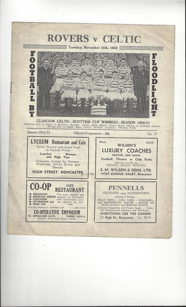 More Football Programmes listed today