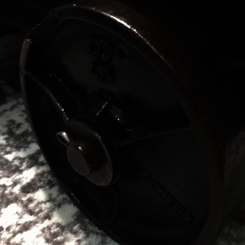 Upcycled vintage industrial engineering cart/trolley