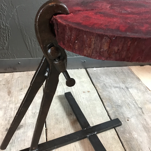 Quirky upcycled vintage spanner stand/small table!