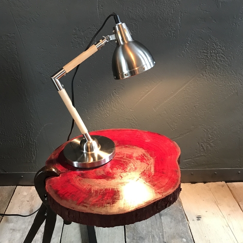 Quirky upcycled vintage spanner stand/small table!