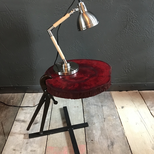 Quirky upcycled vintage spanner stand/small table!