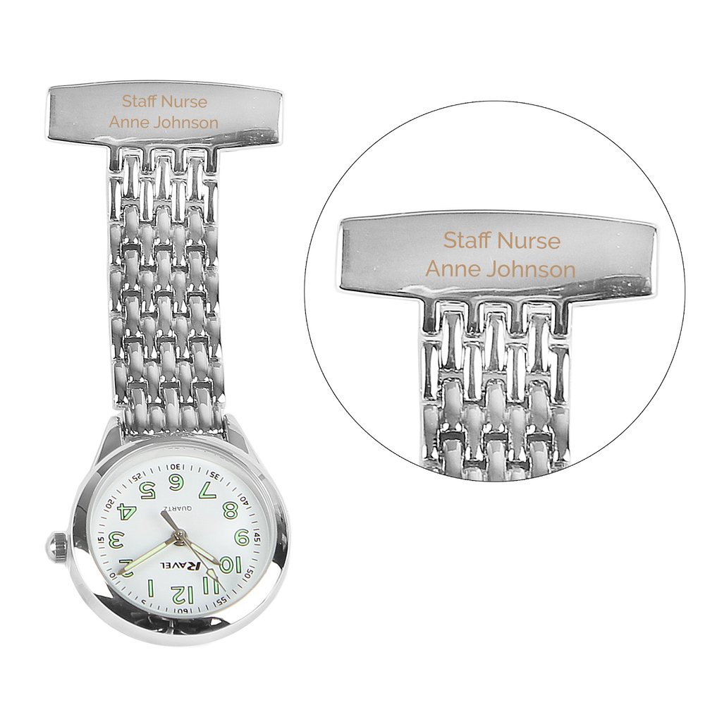 Personalised Nurse's Fob Watch