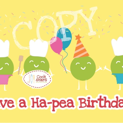 Party Birthday Cards x 5
