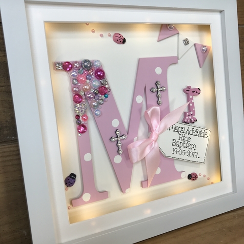 LED Initial Frame ( Christening )