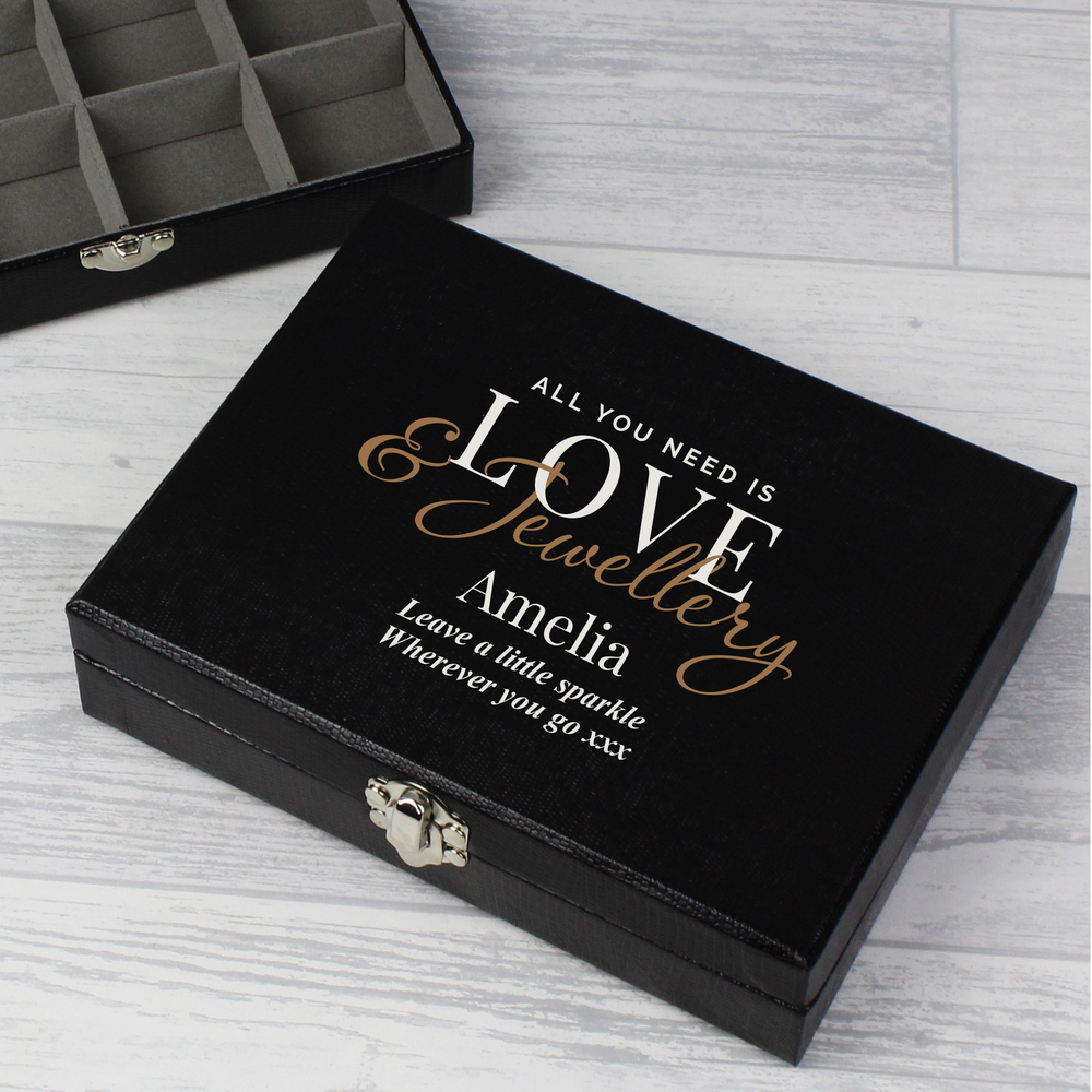 Personalised Love & Jewellery Organiser Box