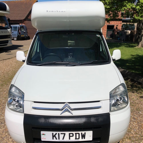 2003 Romahome Duo Outlook 2 Berth Camper Van Citroen Berlingo 2.0HDi 37864 Miles