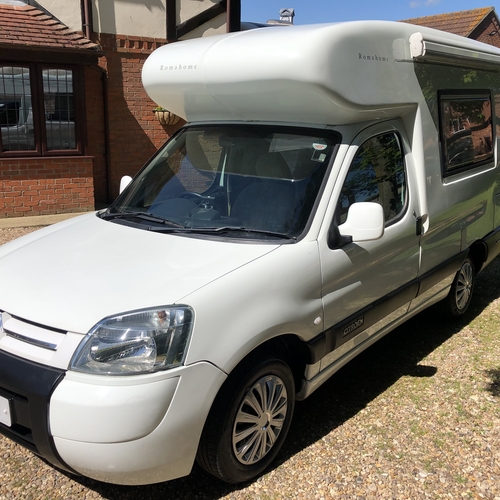 2003 Romahome Duo Outlook 2 Berth Camper Van Citroen Berlingo 2.0HDi 37864 Miles