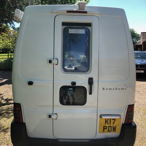 2003 Romahome Duo Outlook 2 Berth Camper Van Citroen Berlingo 2.0HDi 37864 Miles